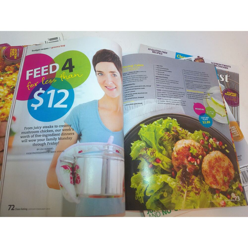Clean Eating Magazine 2012 And 2013 Set Of 6 New - Picture 11 of 11